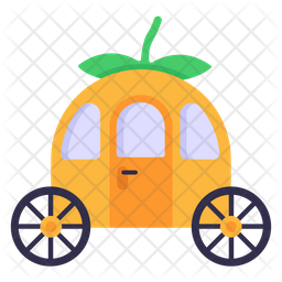 Pumpkin carriage icons