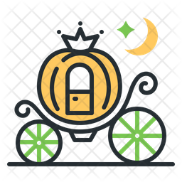Cinderella carriage icons