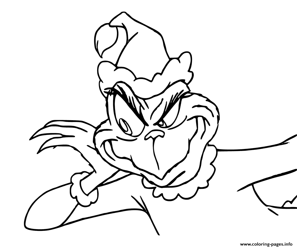Fun grinch coloring pages