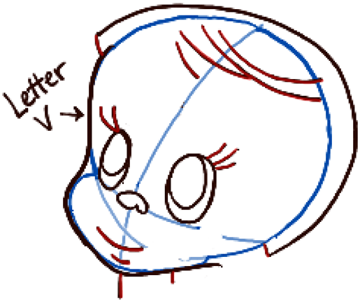 How to draw cindy lou who from how the grinch stole christmas in easy steps