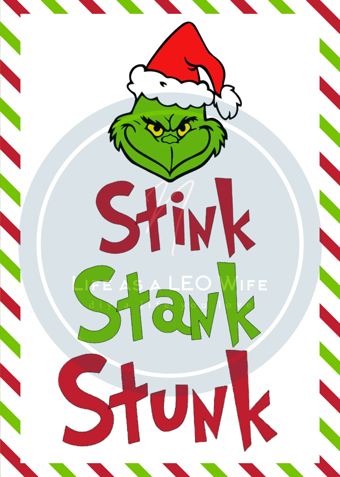 Grinch movie night or party printables