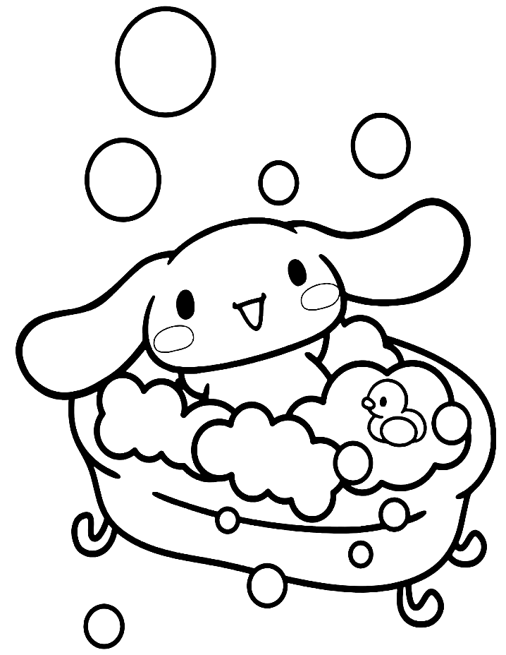 Cinnamoroll coloring pages printable for free download