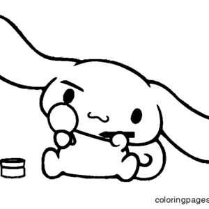 Cinnamoroll coloring pages