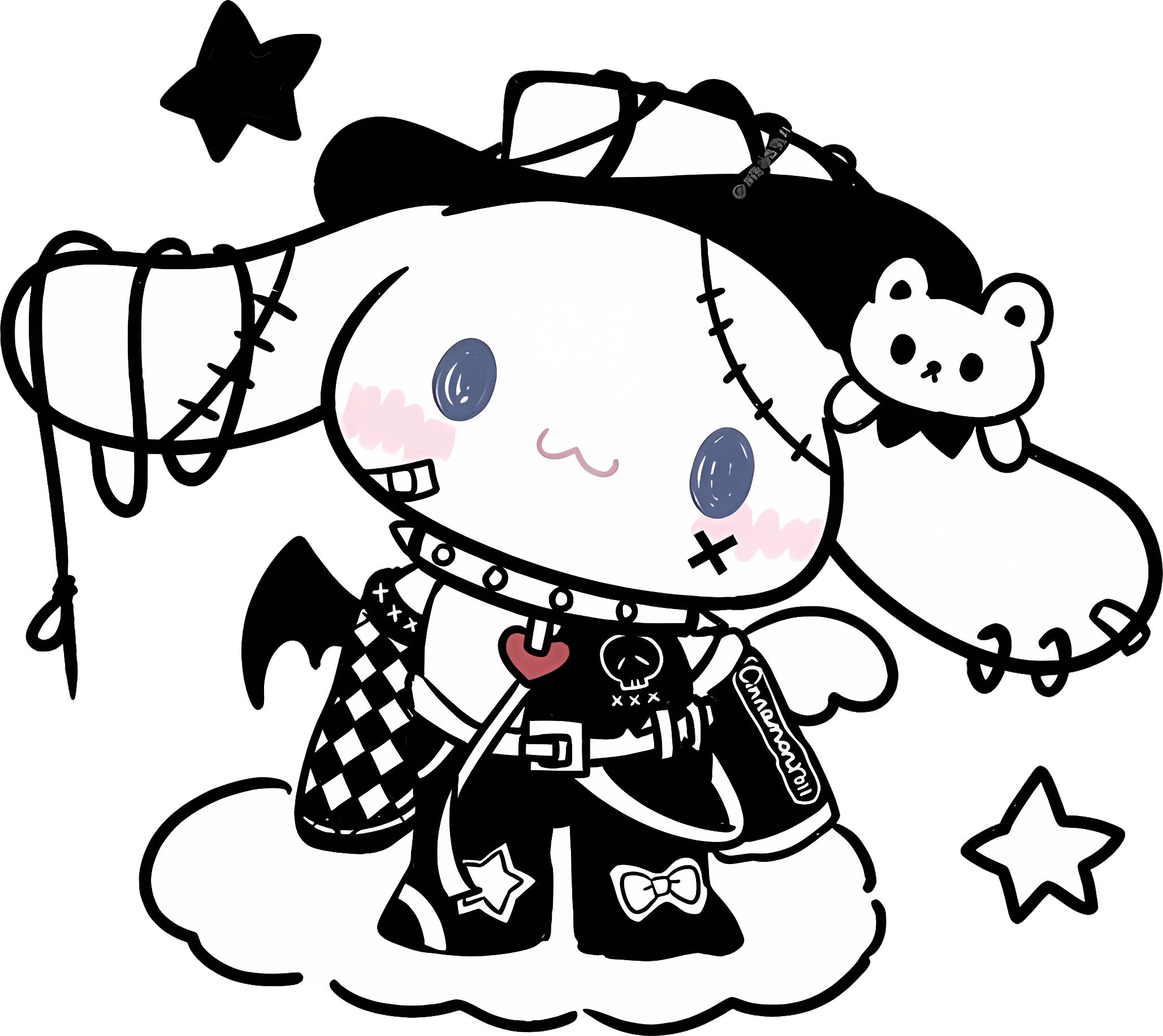 New cartoon sanrio series diamond painting cinnamoroll and hello kitty paste diamond mosaic cross stitch diy creative home gift