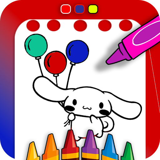 Doll cinnamoroll coloring book
