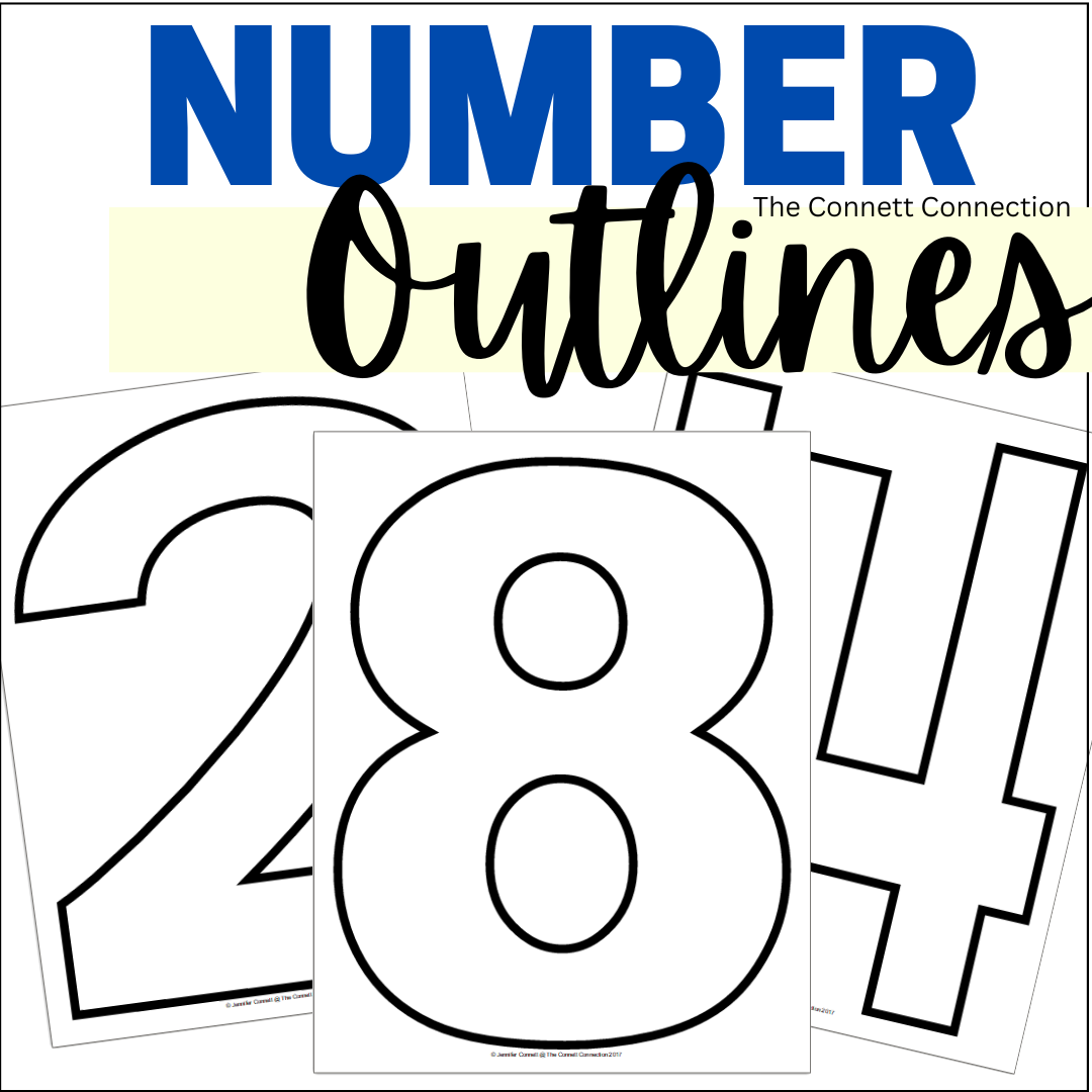 Number outlines
