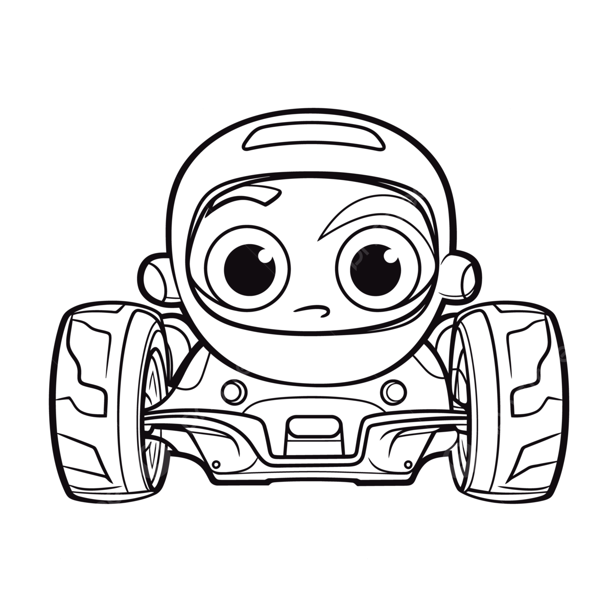 Cute car coloring pages with a kid driving the car outline sketch drawing vector racing drawing racing outline racing sketch png and vector with transparent background for free download