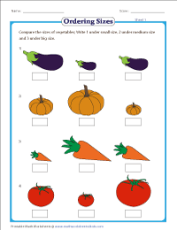 Big and small worksheets