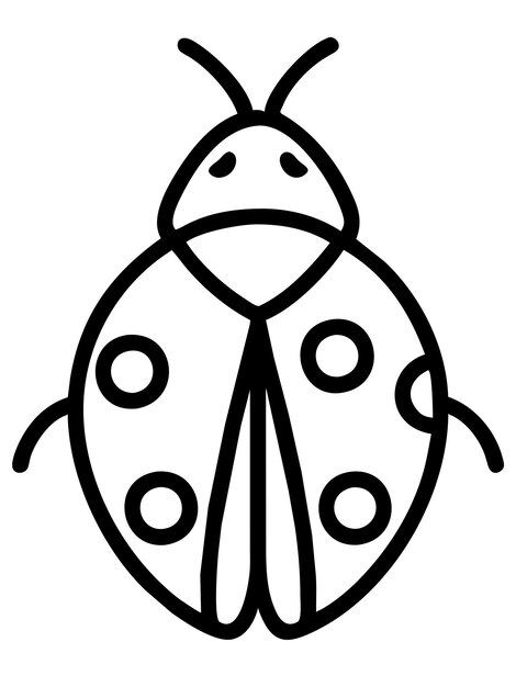 Page hand drawn insect images
