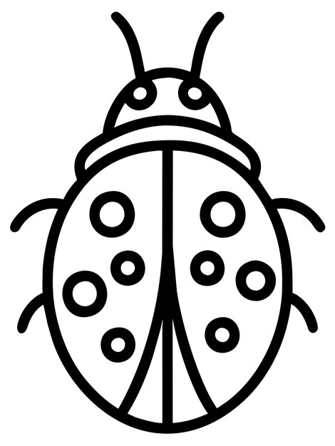 Page ladybird coloring images