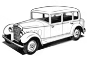Classic cars coloring pages free printable pictures
