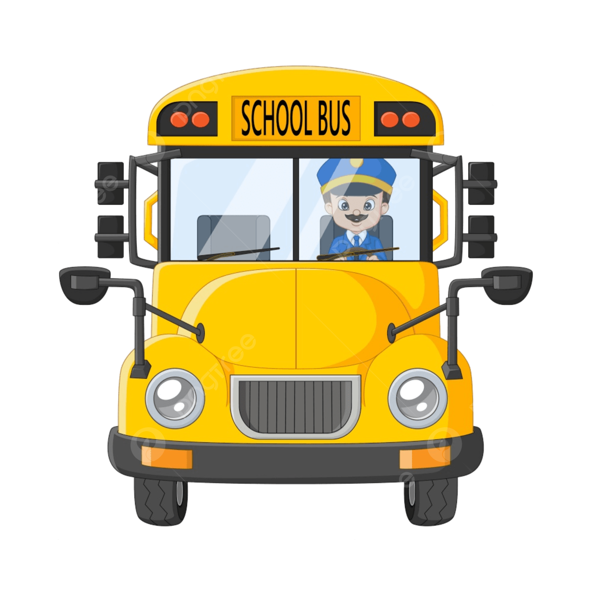 Bus driver png vector psd and clipart with transparent background for free download