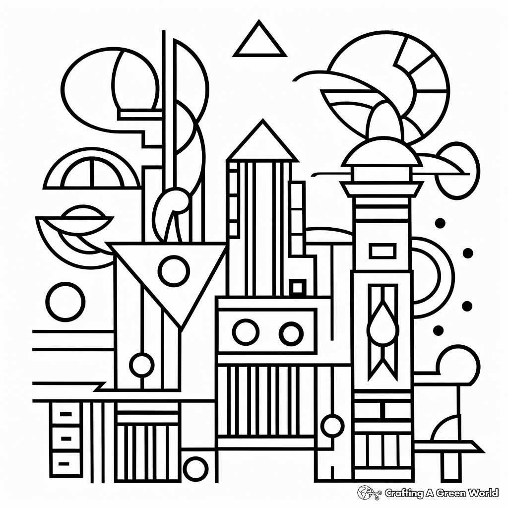 Simple coloring pages for adults