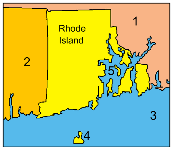 Rhode island map quiz