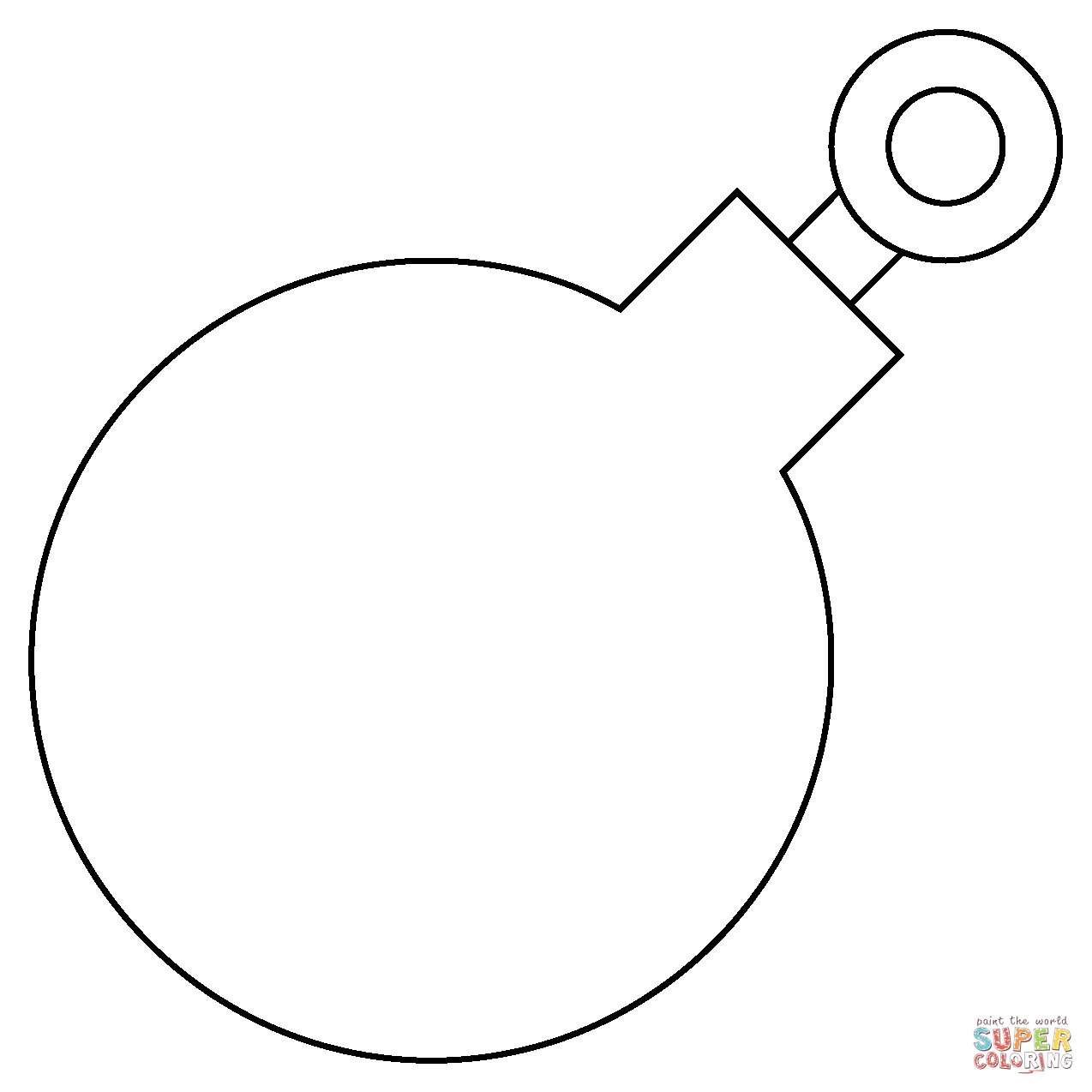 Bomb emoji coloring page free printable coloring pages