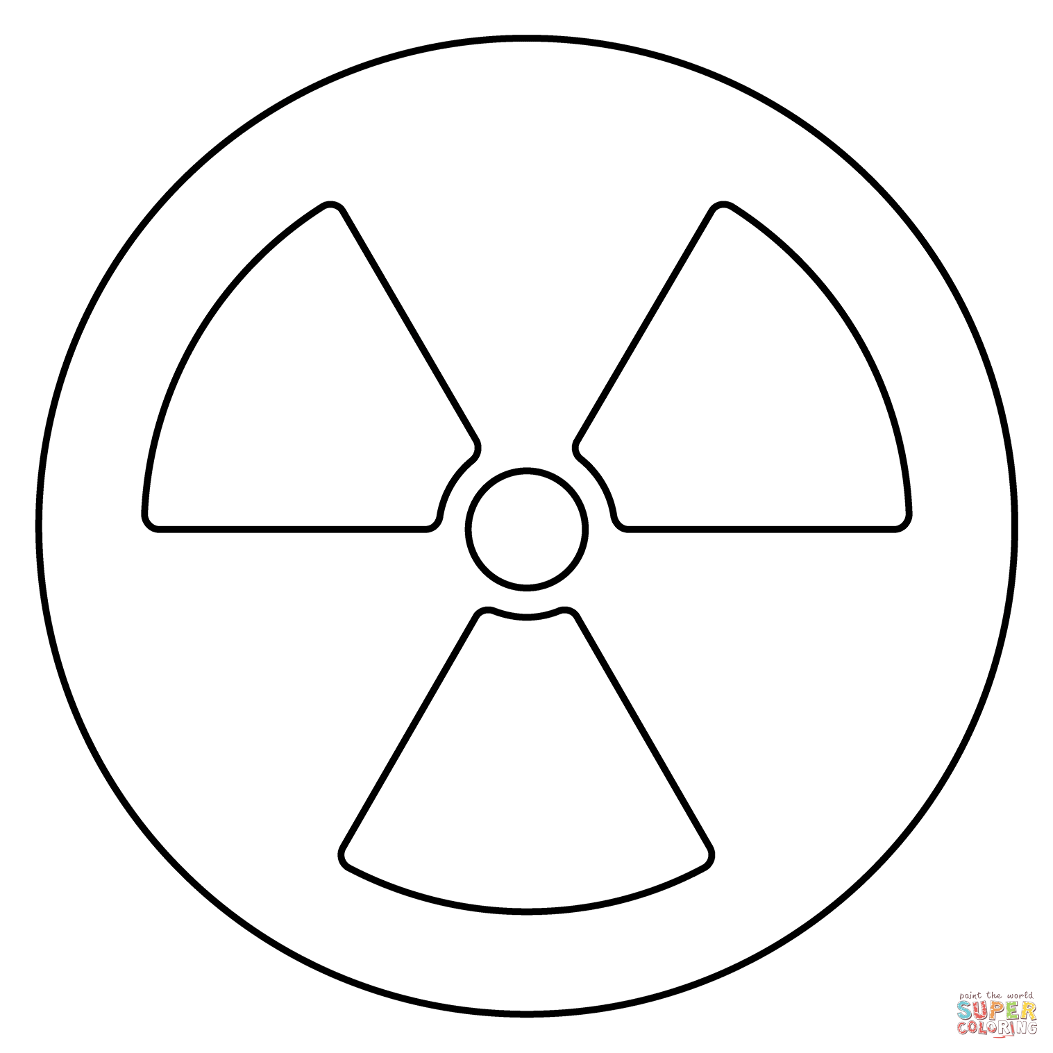 Radioactive emoji coloring page free printable coloring pages