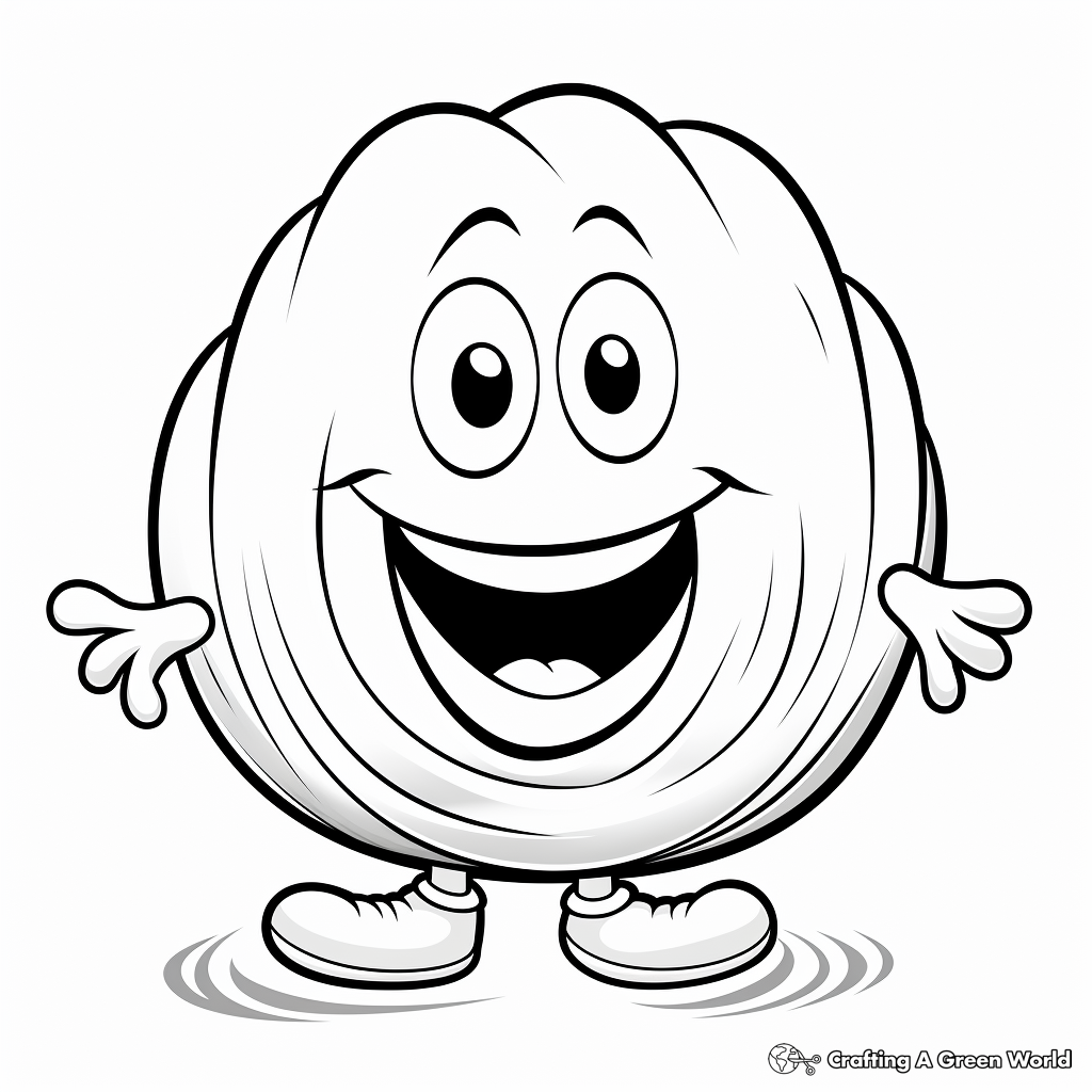 Clam coloring pages