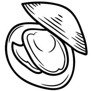 Mussels coloring pages printable for free download