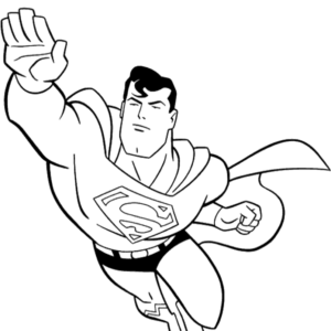 Superman coloring pages printable for free download