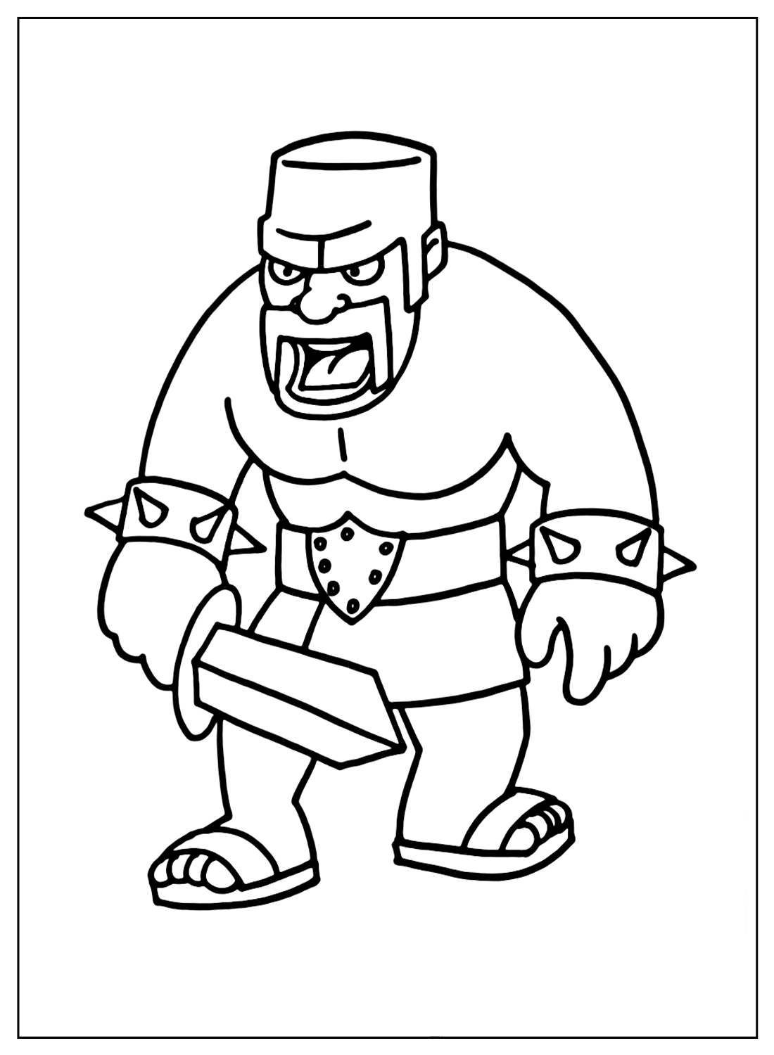 Clash of clans coloring pages