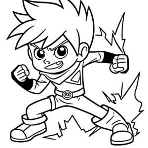 Danny phantom coloring pages printable for free download