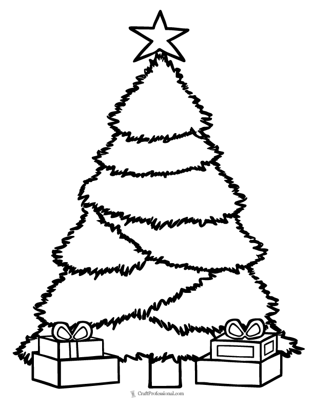 Full page christmas coloring pages free