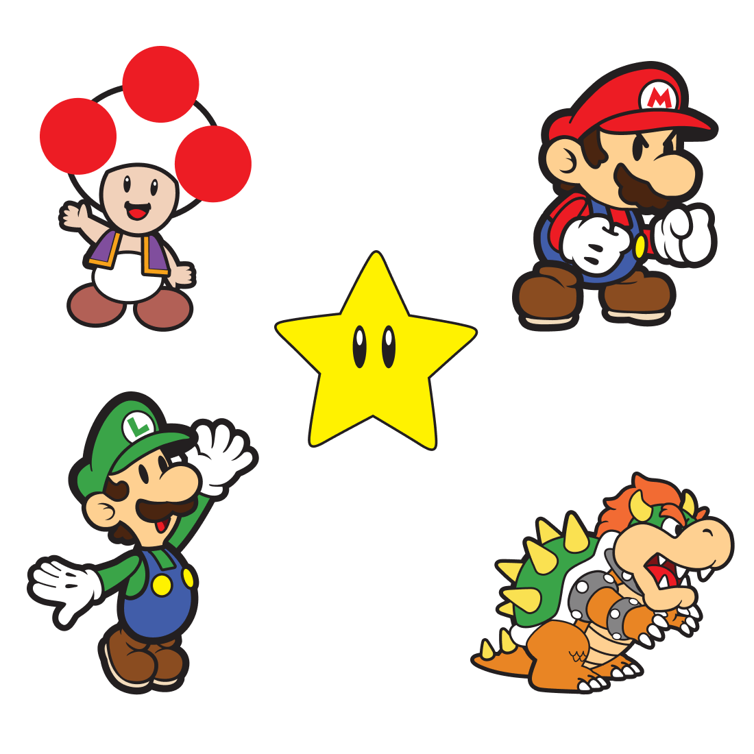 Super mario svg designs â