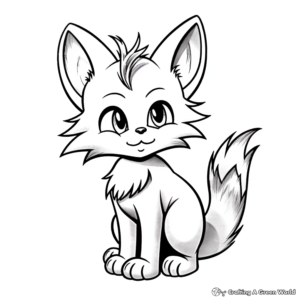 Tails coloring pages