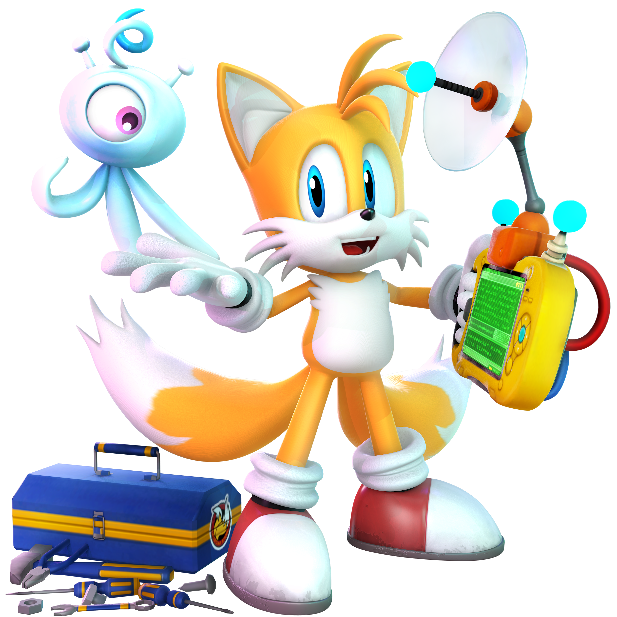 Sonic colors ultimate tails and yacker render by nibroc