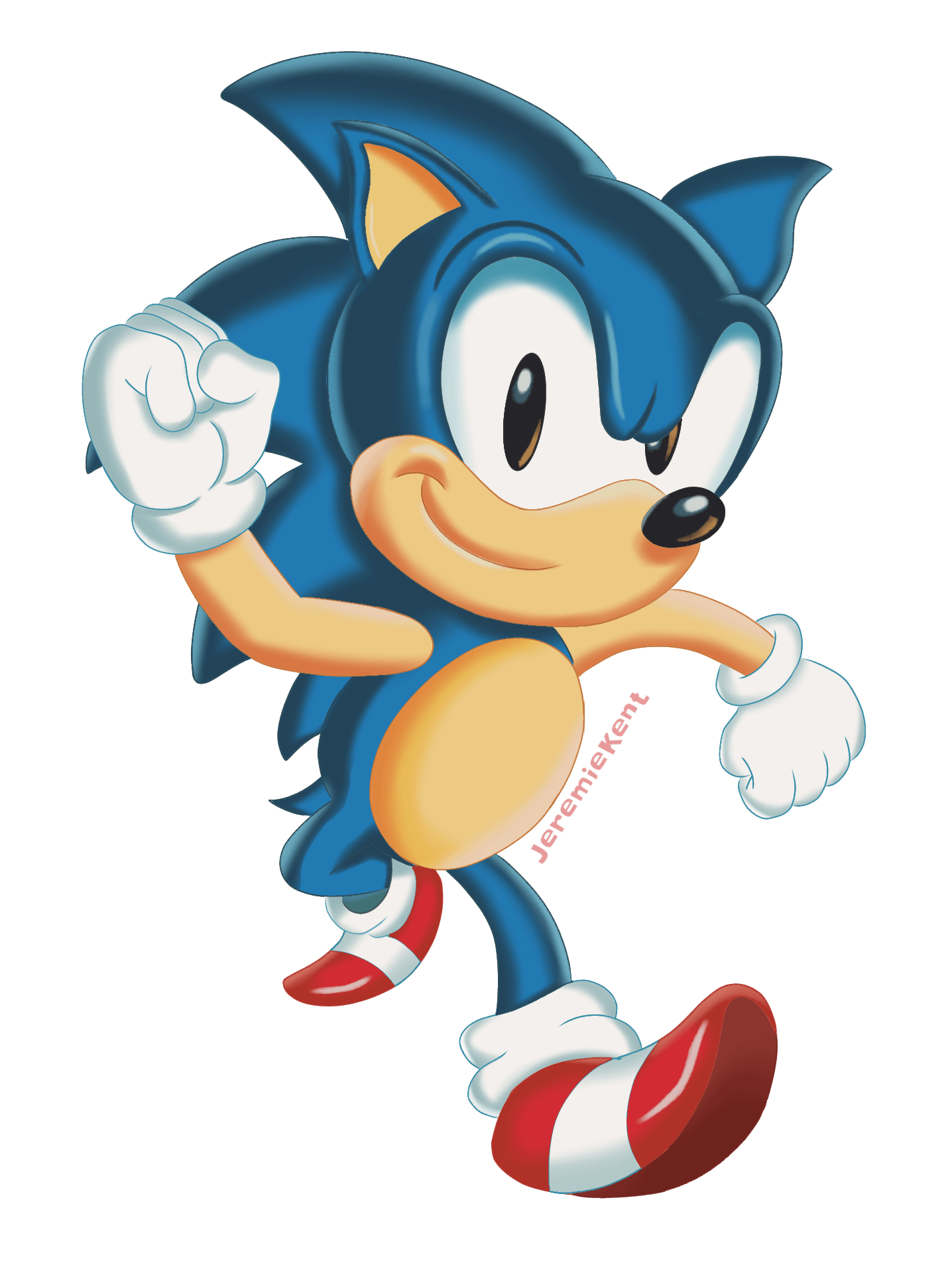 Drawn sonic tails knuckles and robotnik in greg martins artstyle rsonicthehedgehog