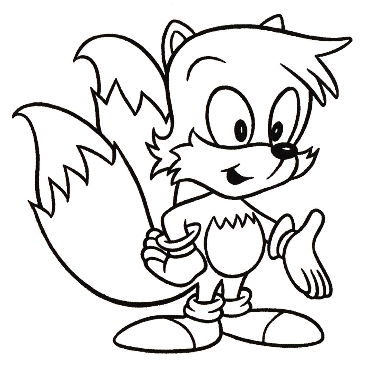 Sonic the hedgeblog â tails artwork sonic the hedgehog activity book