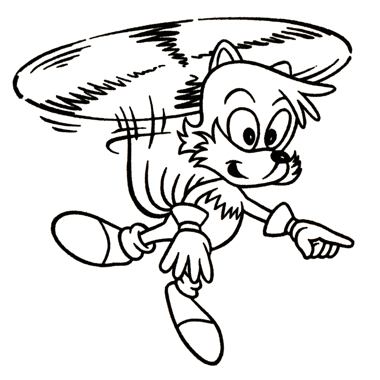 Sonic the hedgeblog â tails artwork sonic the hedgehog activity book