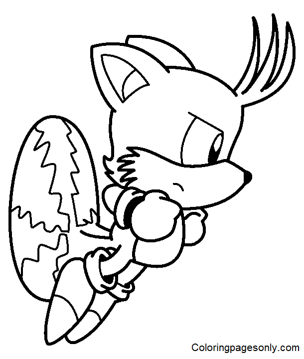 Angry tails coloring page