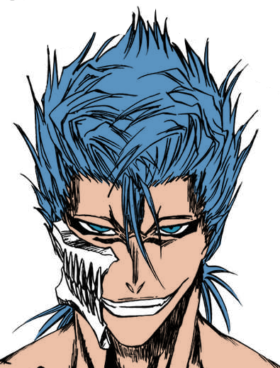 Colored scan grimmjow bleach anime bleach fanart bleach art