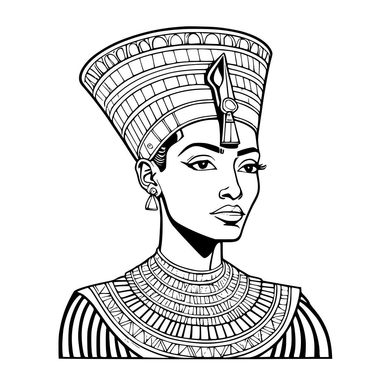 Ilmaista nefertiti egypti kuvaa