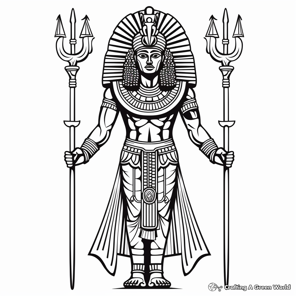 Egyptian coloring pages