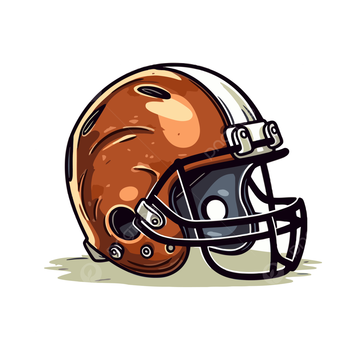 Brown helmet vector png vector psd and clipart with transparent background for free download