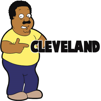 How to draw cleveland brown from family guy step by step tutorial