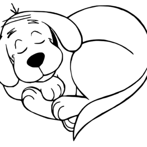 Clifford coloring pages printable for free download