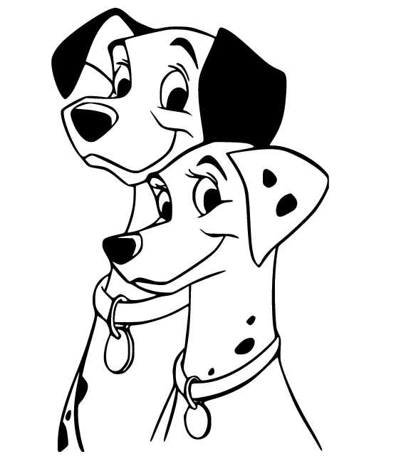 Dalmatians coloring pages printable for free download