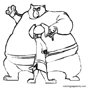 Paws of fury the legend of hank coloring pages printable for free download