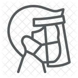 Face shield icons