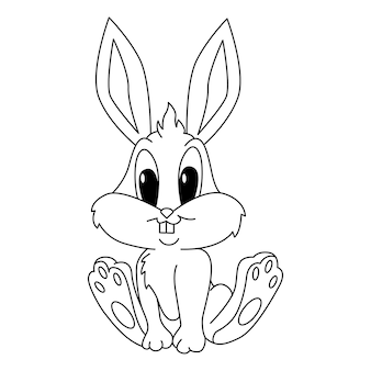 Page rabbit coloring pages images