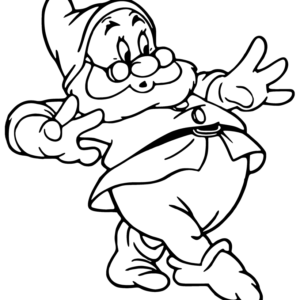 Seven dwarfs coloring pages printable for free download