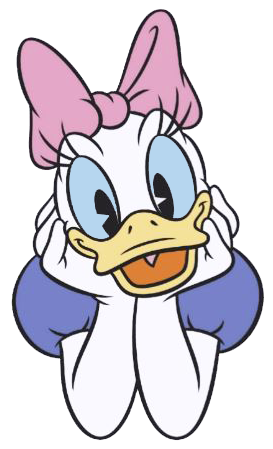 Free confused daisy duck clipart clip art free large images goofy drawing disney drawings disney canvas