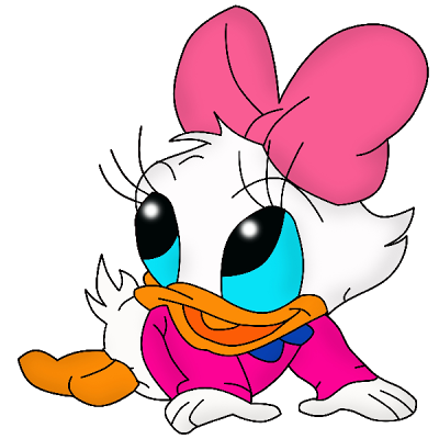Daisy duck baby clip art