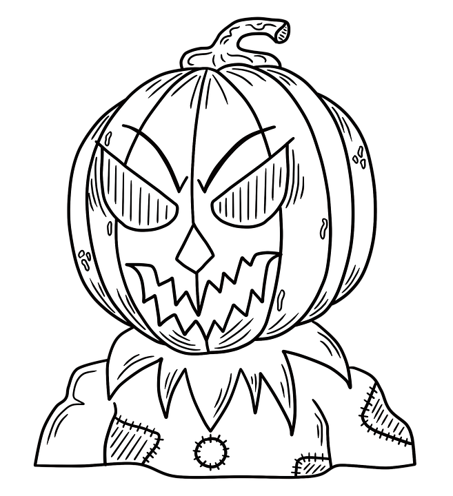 Download halloween jack o lantern monster royalty