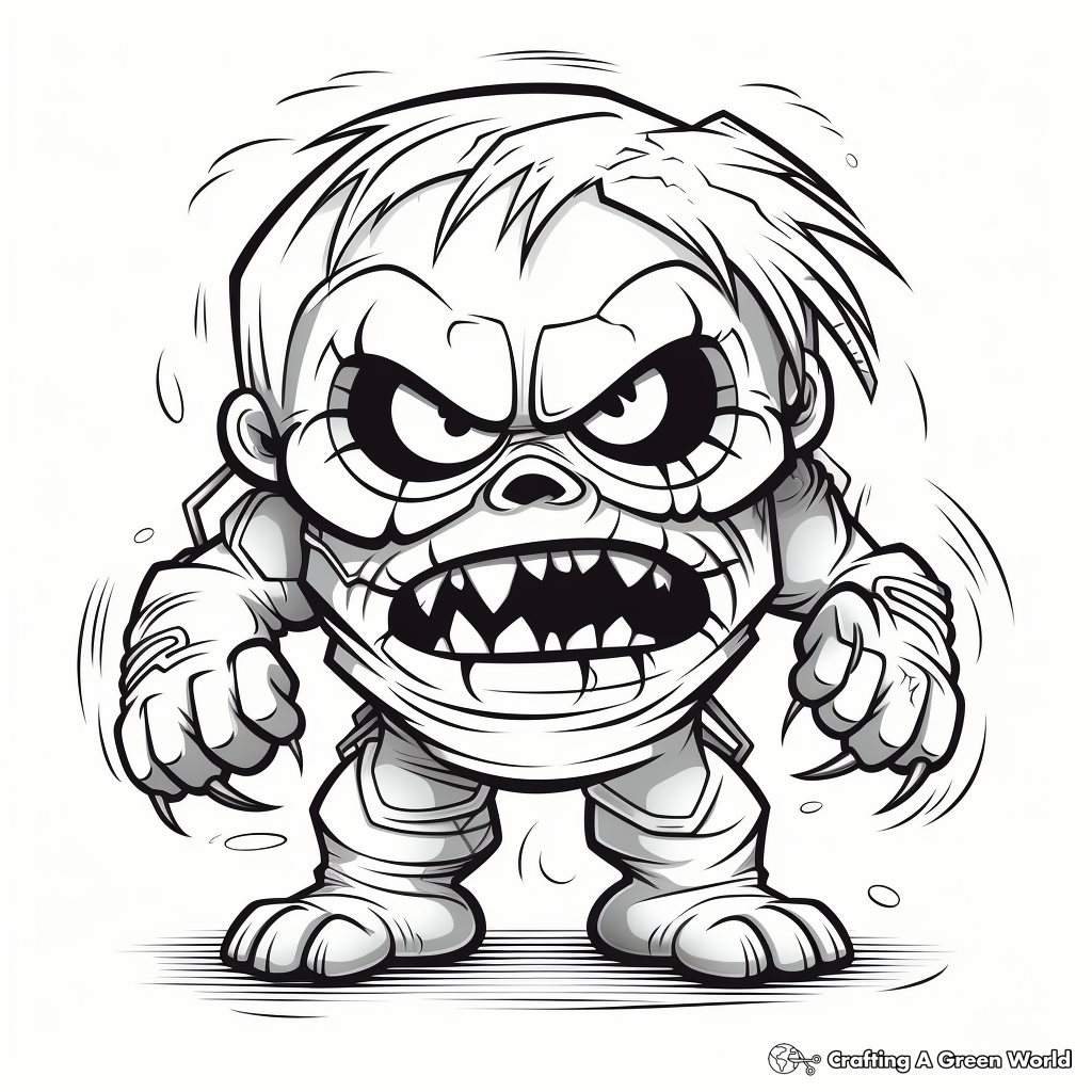 Monster coloring pages