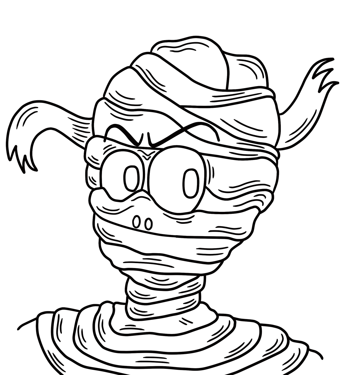 Download halloween mummy monster royalty