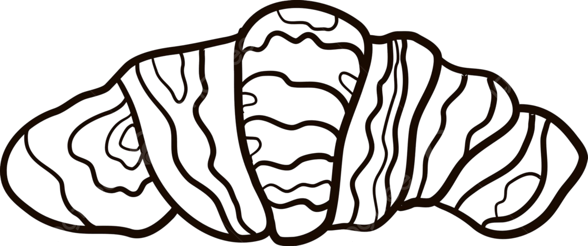 Buns line drawing png images